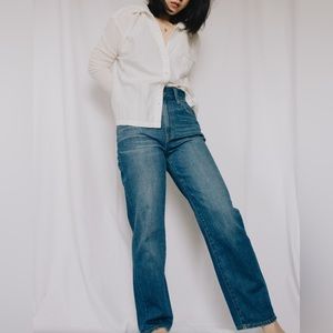 Madewell wide leg Westside jeans sz 26